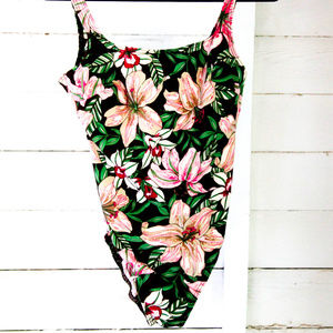 Land's End Retro Floral One-piece size 12